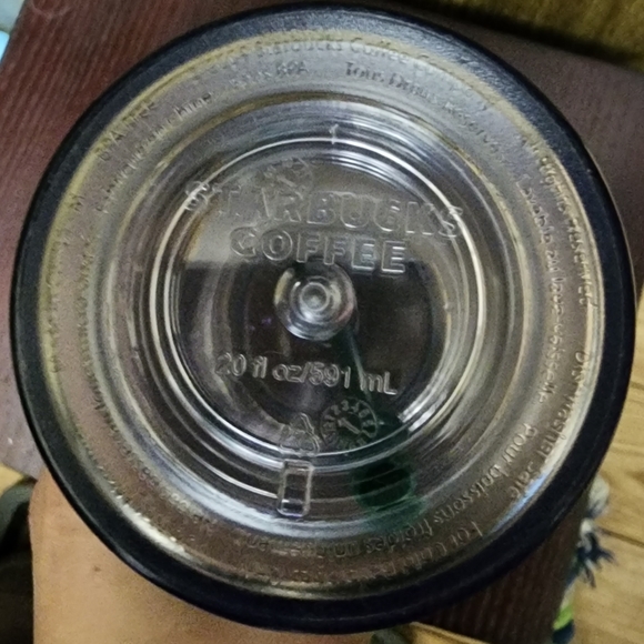20oz Starbucks clear double walled arylic tumbler - Picture 3 of 3